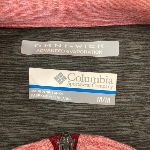 Columbia Omni-wick Advanced Evaporation 1/4 Zip Pullover Top Size Medium - Picture 4 of 9